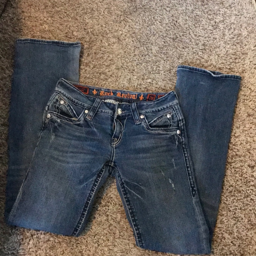 Ladies Rock Revival Jeans - Picture 2 of 7